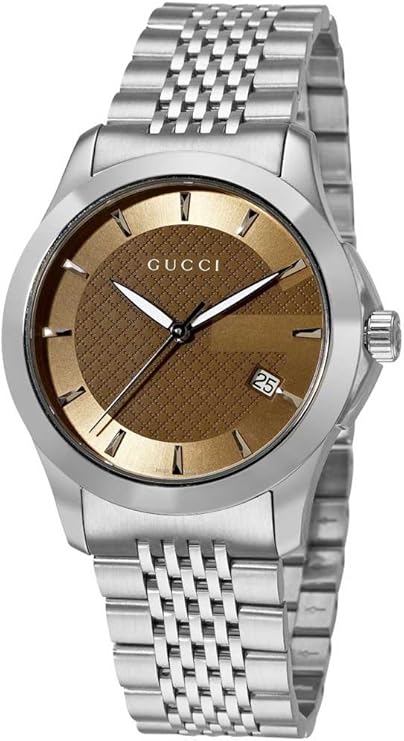 Gucci G-Timeless Brown Dial Men's Watch - YA126406