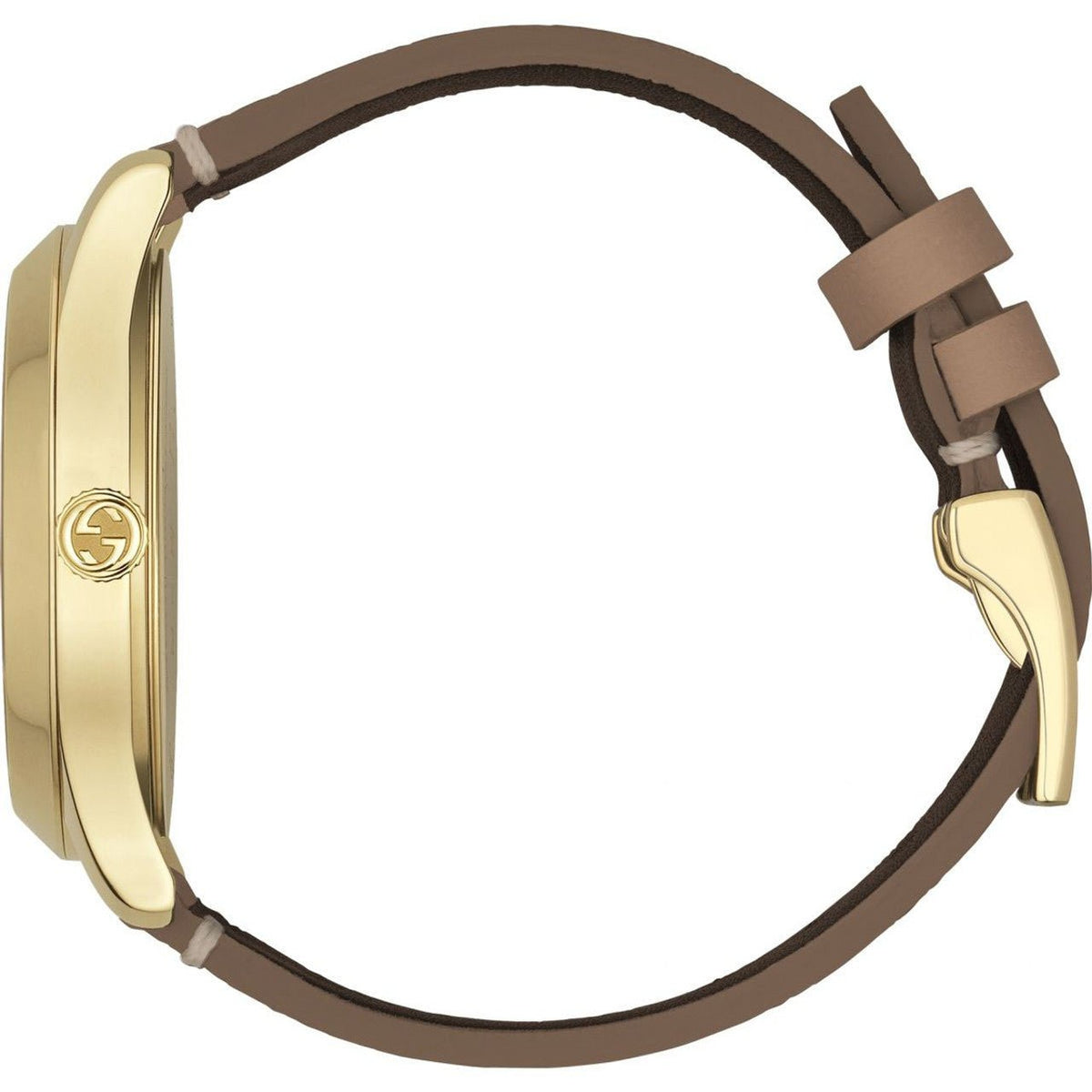 GUCCI G-Timeless 38MM Tan with Butterfly Dial Women's Watch YA1264063