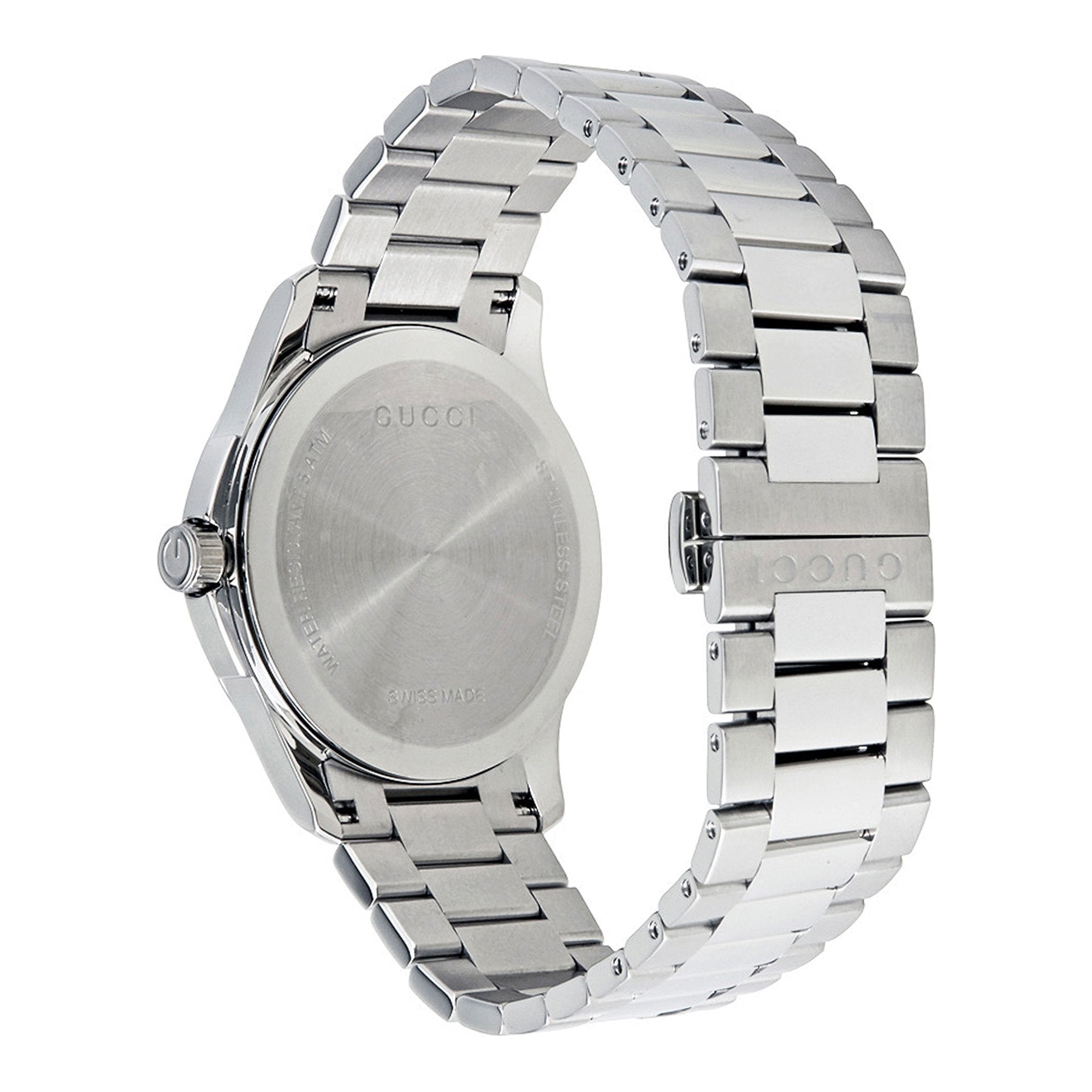 Gucci G-Timeless Black Dial Steel Unisex Watch YA126457