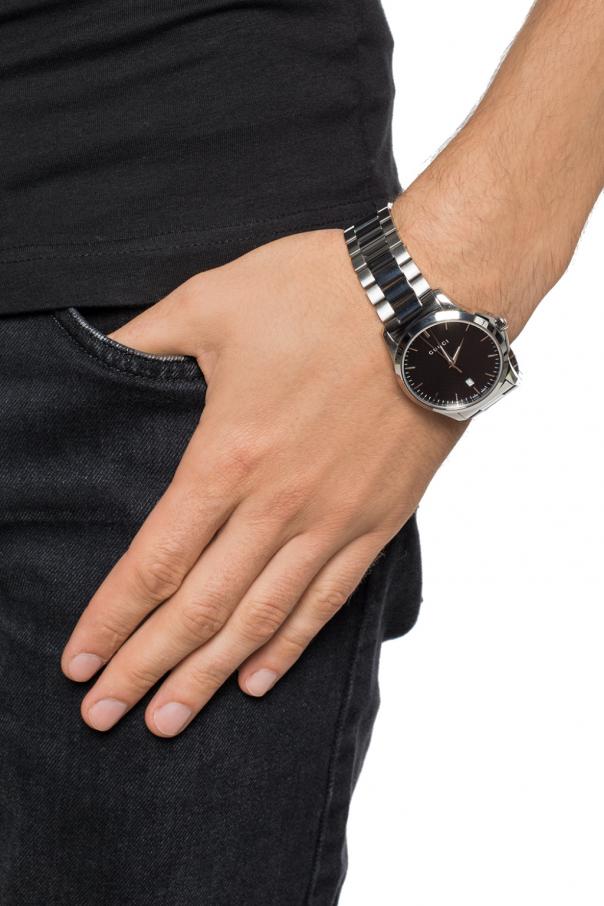 Gucci G-Timeless Black Dial Steel Unisex Watch YA126457