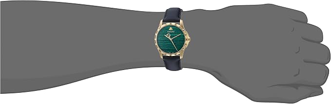 GUCCI G-Timeless 38MM Malachite Green Dial Men's Watch - YA126463