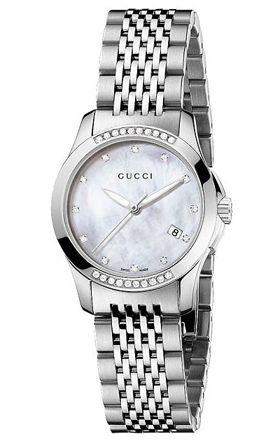 Gucci G-Timeless Mother of Pearl Ladies Watch - YA126510