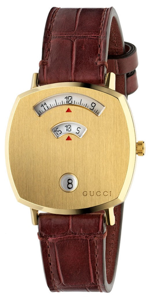 Gucci Grip Gold Dial Women's Watch - YA157402