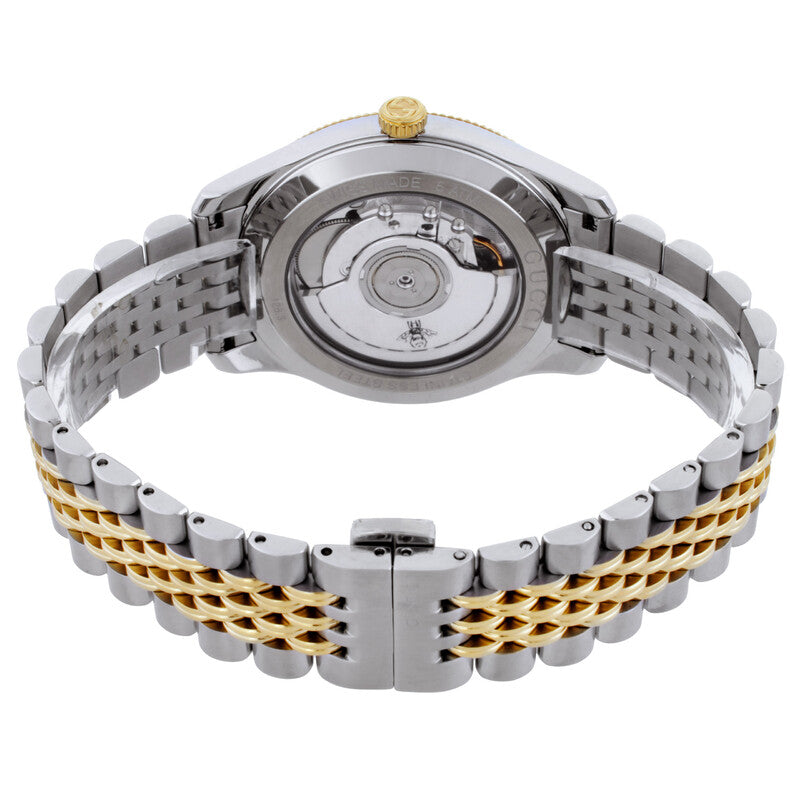 Gucci G-Timeless Automatic Two Tone Steel Men's Watch YA126356