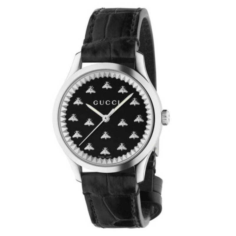 Gucci G-Timeless Quartz Black Dial Watch YA1265055