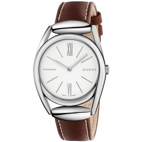 Gucci Horsebit 30mm Brown Leather Women's Watch - YA140502