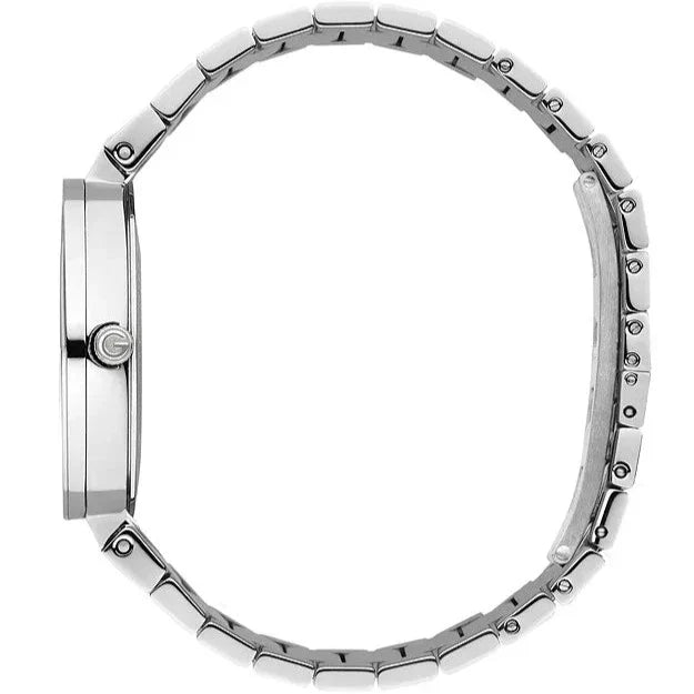 Gucci Interlocking G Silver Dial Steel Women's Watch YA133308