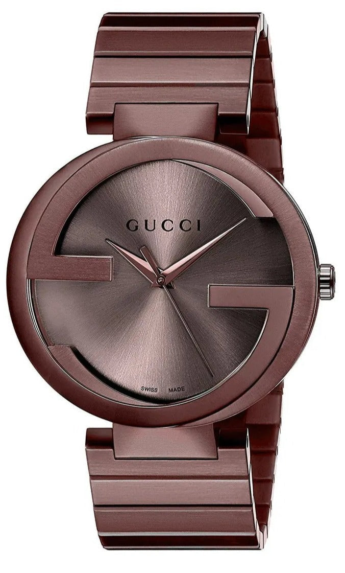 Gucci Interlocking XL Stainless Steel Quartz Men's Watch - YA133211