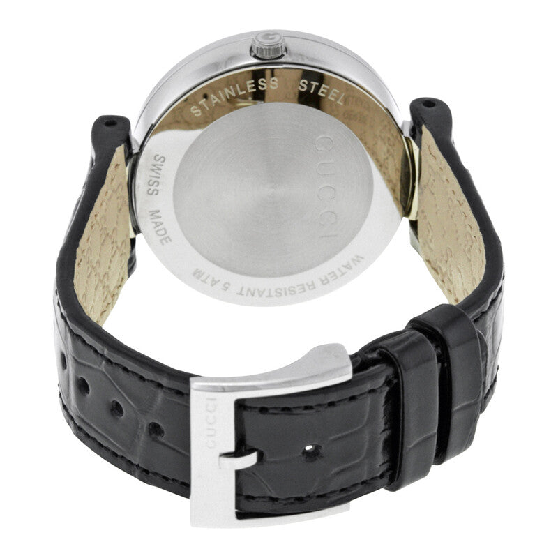 Gucci Interlocking Large Diamond Black Womens Watch YA133305
