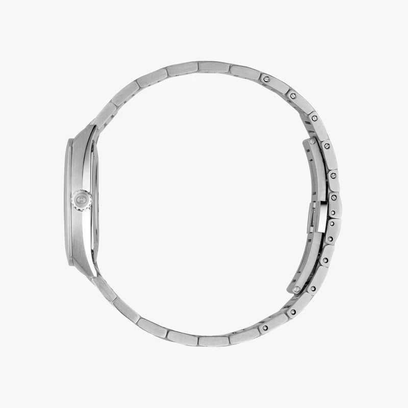Gucci Interlocking Black Diamond Dial Stainless Steel Women's Watch - YA142513