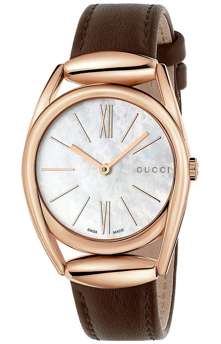 Gucci Twirl Quartz Diamond Pave Dial Ladies Watch - YA140507