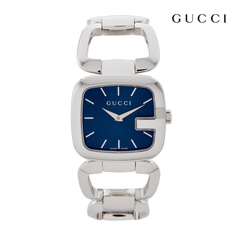 Women's Gucci YA125405 Dark Blue Dial Stainless Steel Quartz Watch