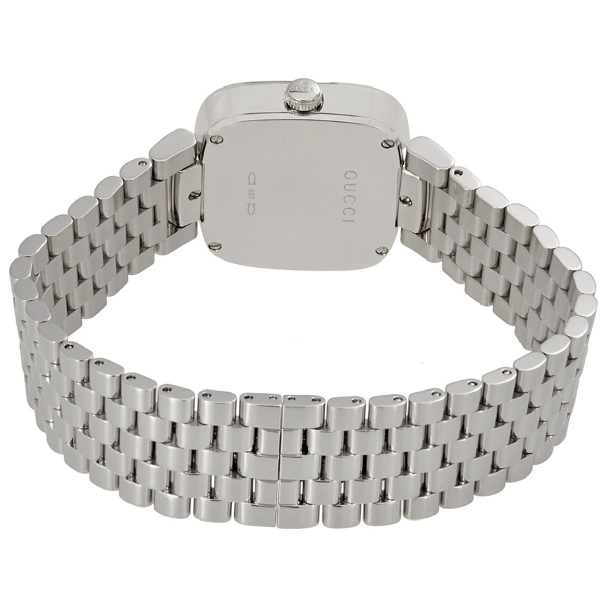 Gucci 32mm Brown Dial Silver-tone Stainless Steel Case Women's Watch - YA125413