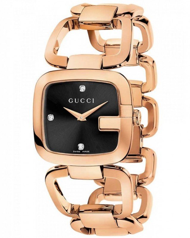 Gucci G Rose Gold Ladies Watch YA125512