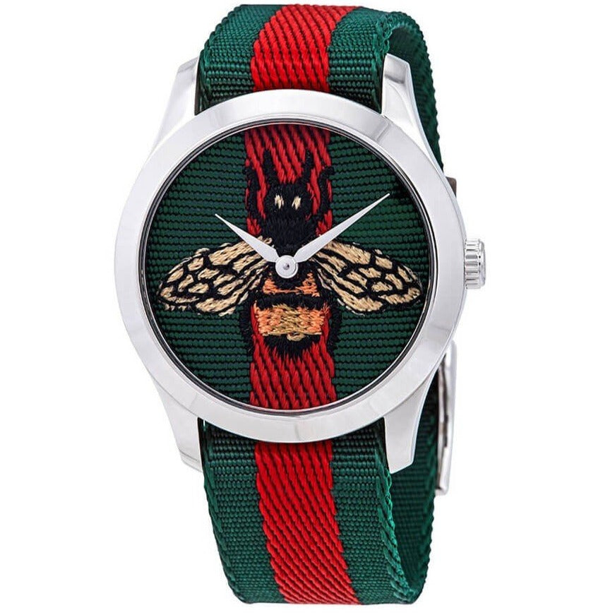 GUCCI Le Marche des Merveilles Green and Red Unisex Watch YA1264060