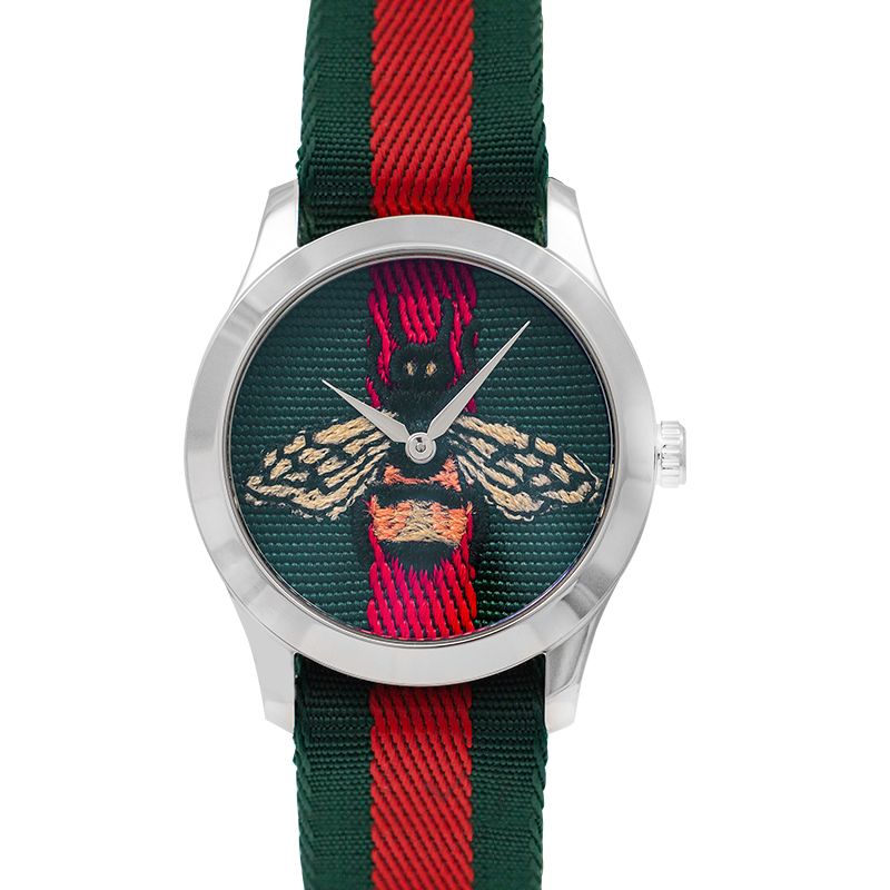 GUCCI Le Marche des Merveilles Green and Red Unisex Watch YA1264060