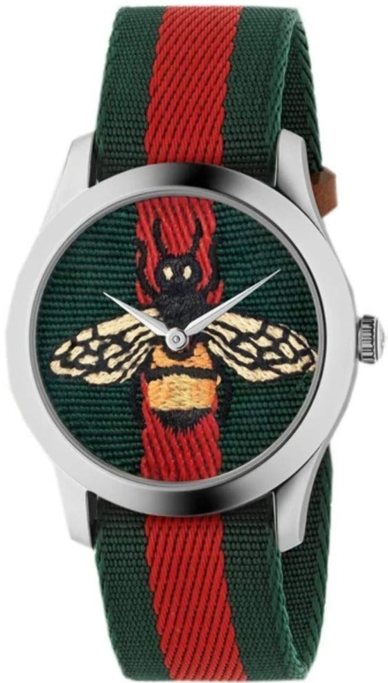 GUCCI Le Marche des Merveilles Green and Red Unisex Watch YA1264060