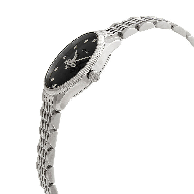 Gucci Quartz Black Dial Ladies Watch YA1265020