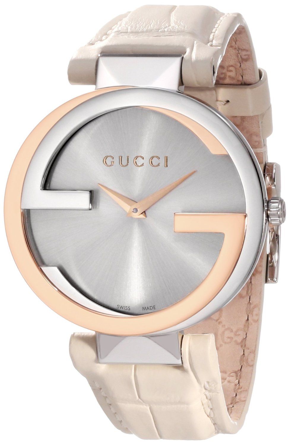 Gucci 18k Gold & Steel Analog Quartz Women's Watch - YA133303