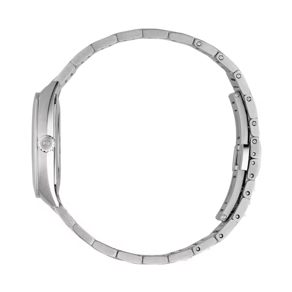 Gucci Interlocking Diamond Silver-Tone Dial 29mm  Stainless Steel Watch - YA142510