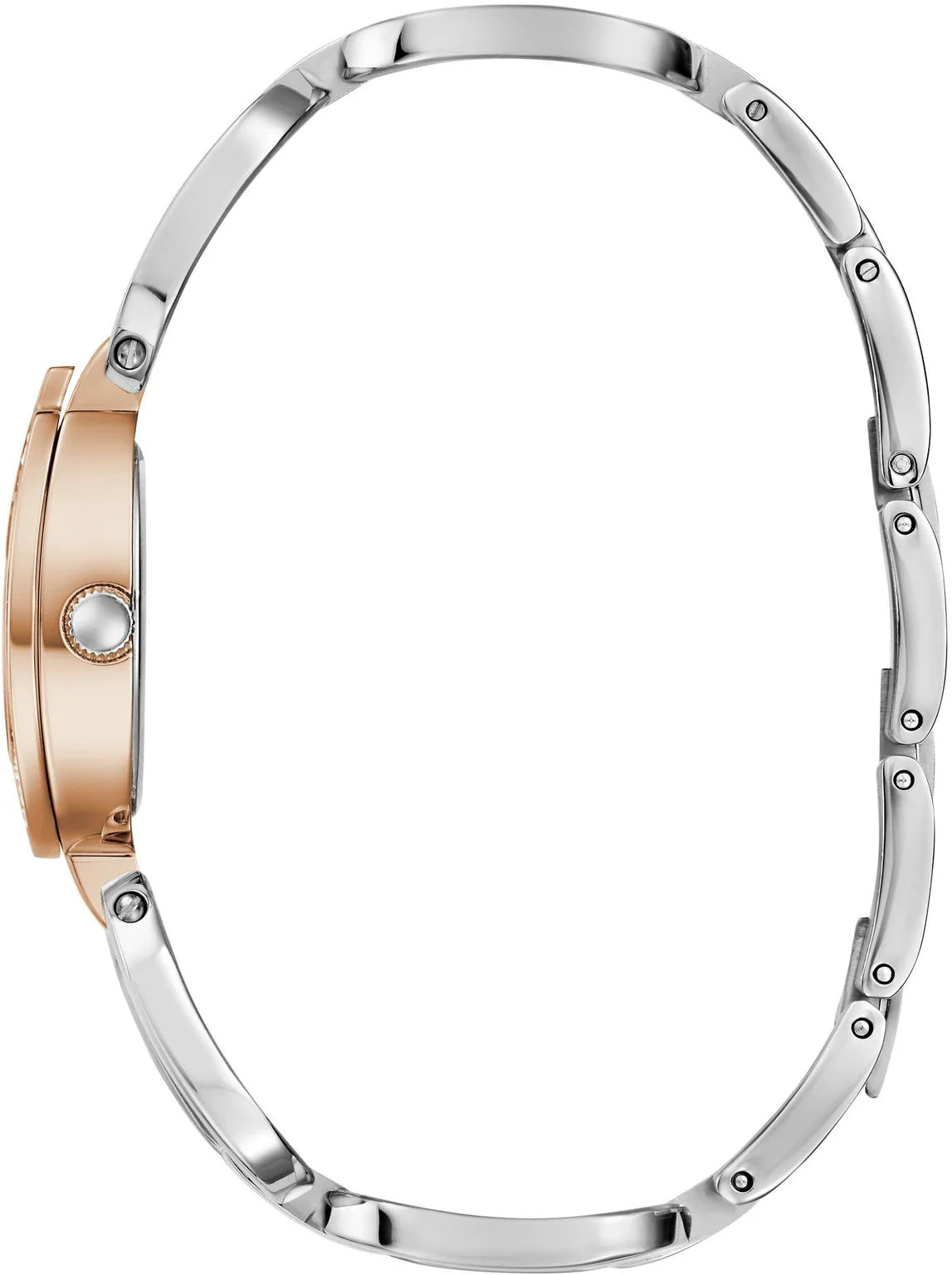GUESS Bejeweled 22 mm Silver Dial Analog Women Watch - GW0683L5