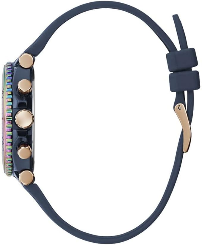 Guess Cosmic Multifunction Blue Dial Blue Silicone Strap Women Watch - GW0466L2