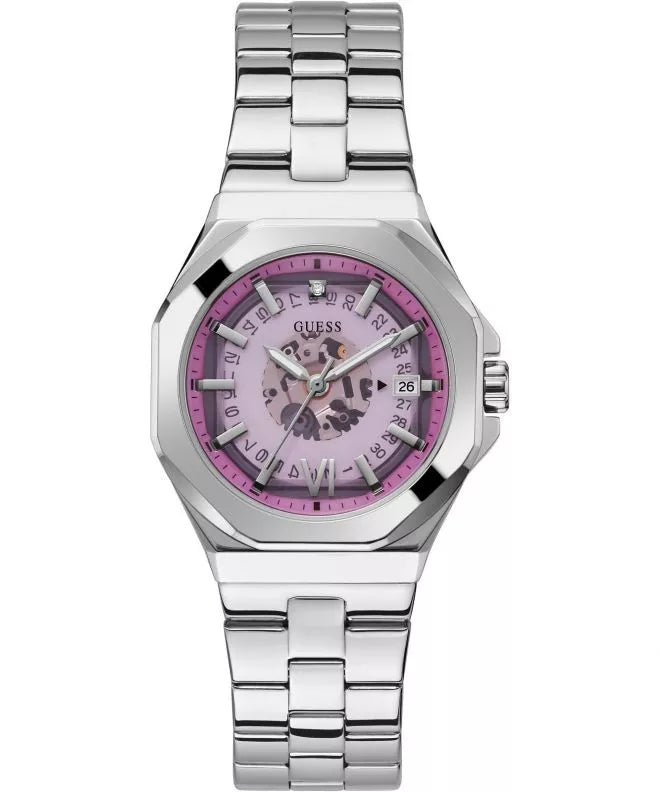 Guess Empress 34mm Silver Tone Ladies Watch - GW0551L1