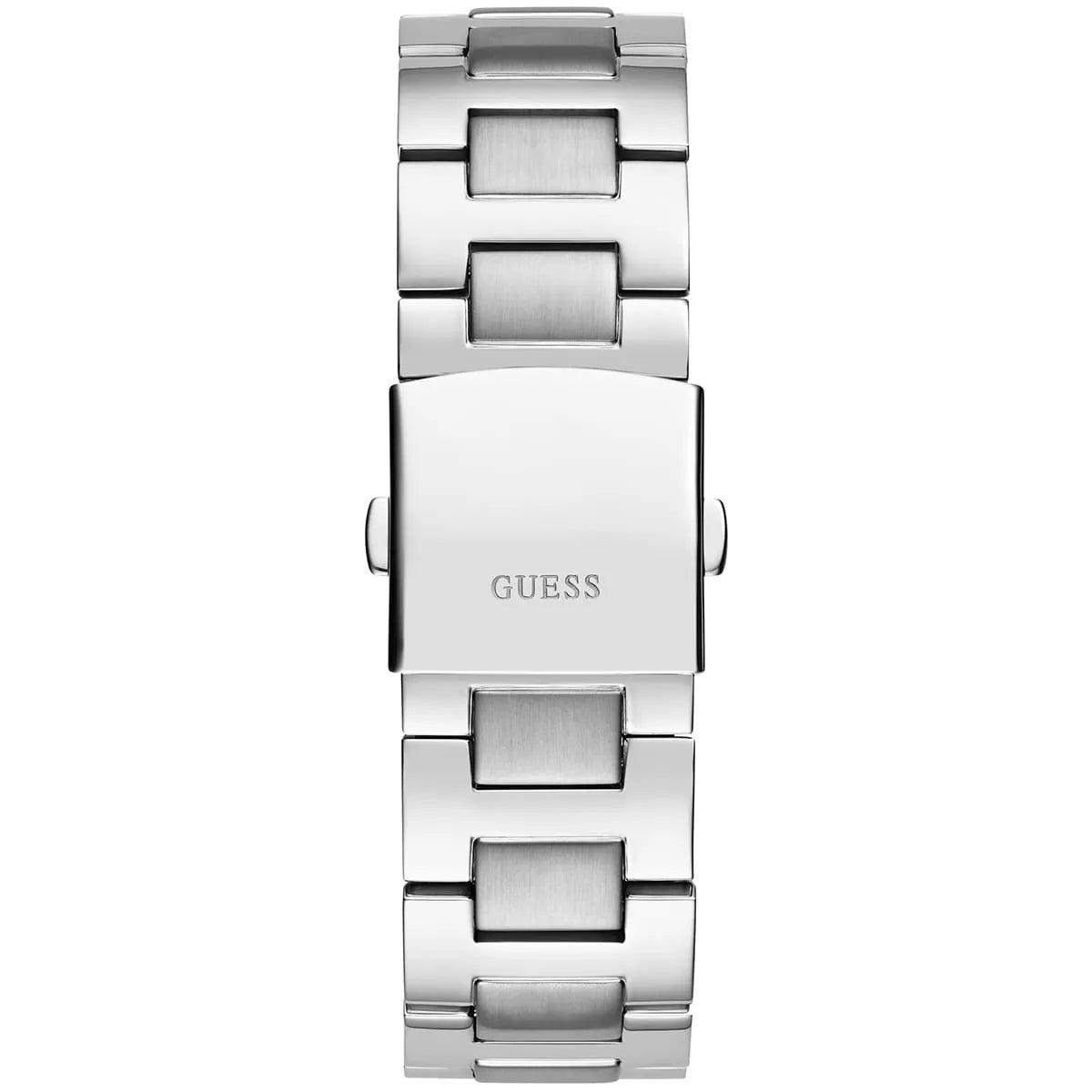 GUESS Equity Mens Silver Tone Multi-function Watch - GW0703G1