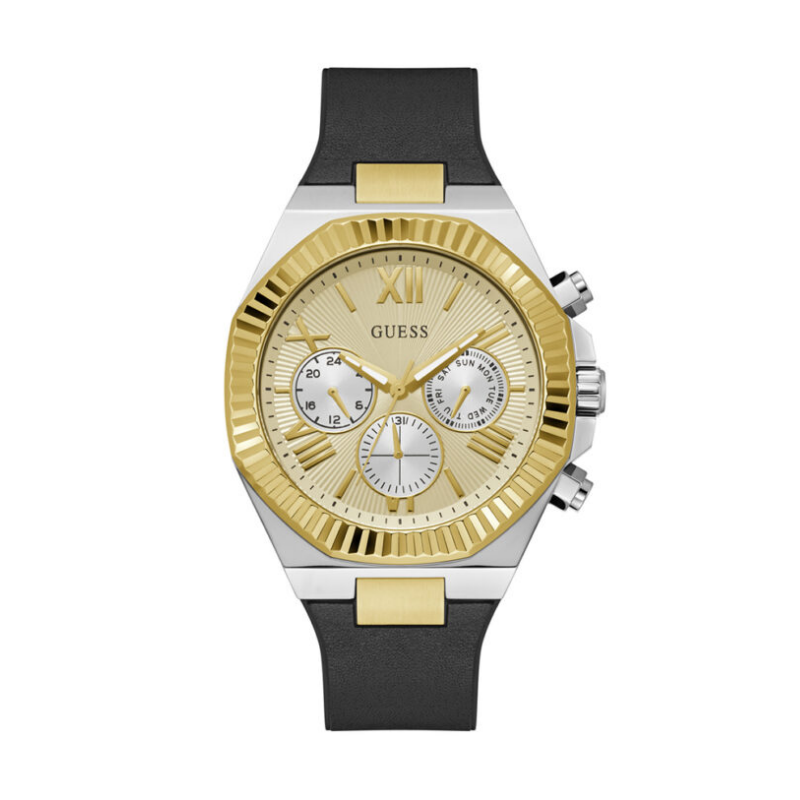 Guess Equity Gold Dial Men's Watch - GW0791G1