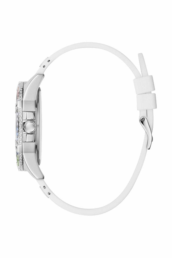 Guess Frontier Silver Case Women's Watch GW0045L1