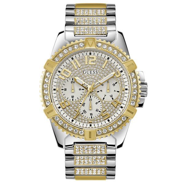 Guess Frontier Multi-Function Stainless Steel Chronograph Men's Watch  - W0799G4
