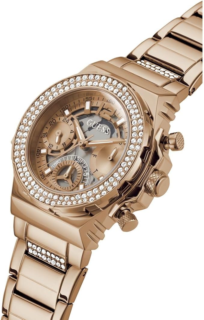 Guess Fusion Rose gold Multi-function Women Watch - GW0552L3
