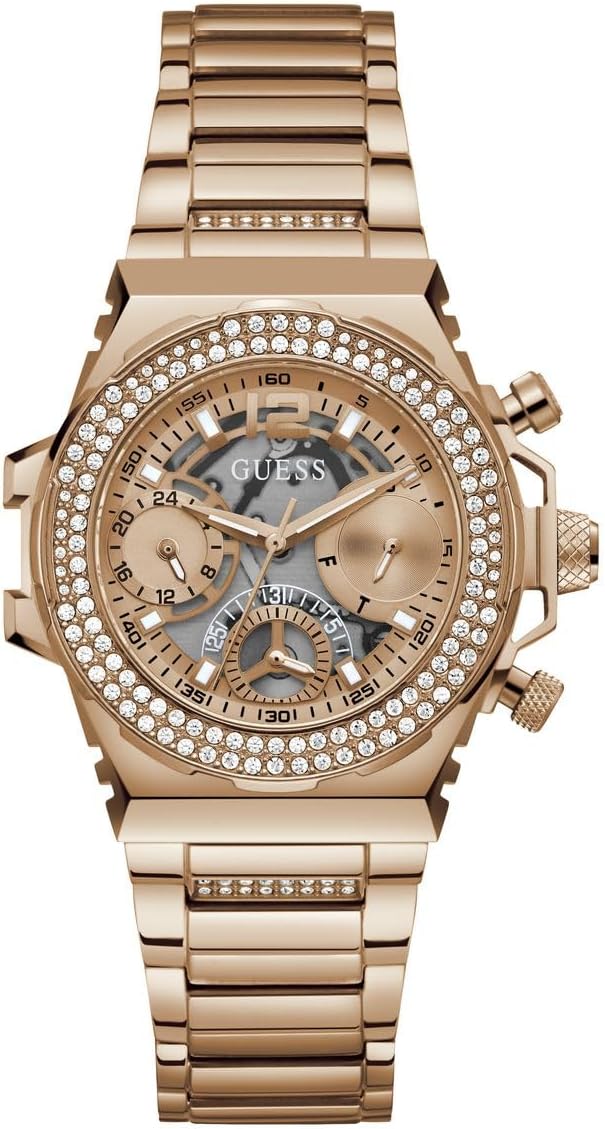 Guess Fusion Rose gold Multi-function Women Watch - GW0552L3