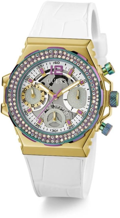 Guess Fusion Chronograph White Women Watch - GW0553L2