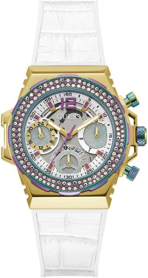 Guess Fusion Chronograph White Women Watch - GW0553L2