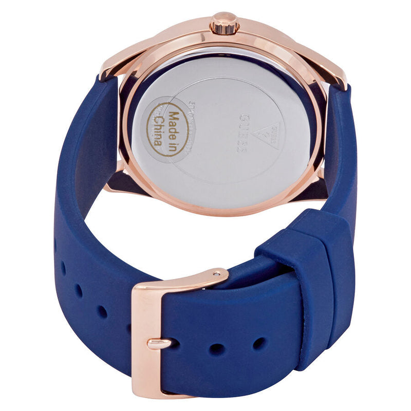 Guess G-Twist Silver Dial Blue Silicone Ladies Watch W0911L6 - Watches of New Zealand #3