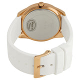 Guess G-Twist Silver Dial White Silicone Ladies Watch W0911L5 - Watches of New Zealand #3