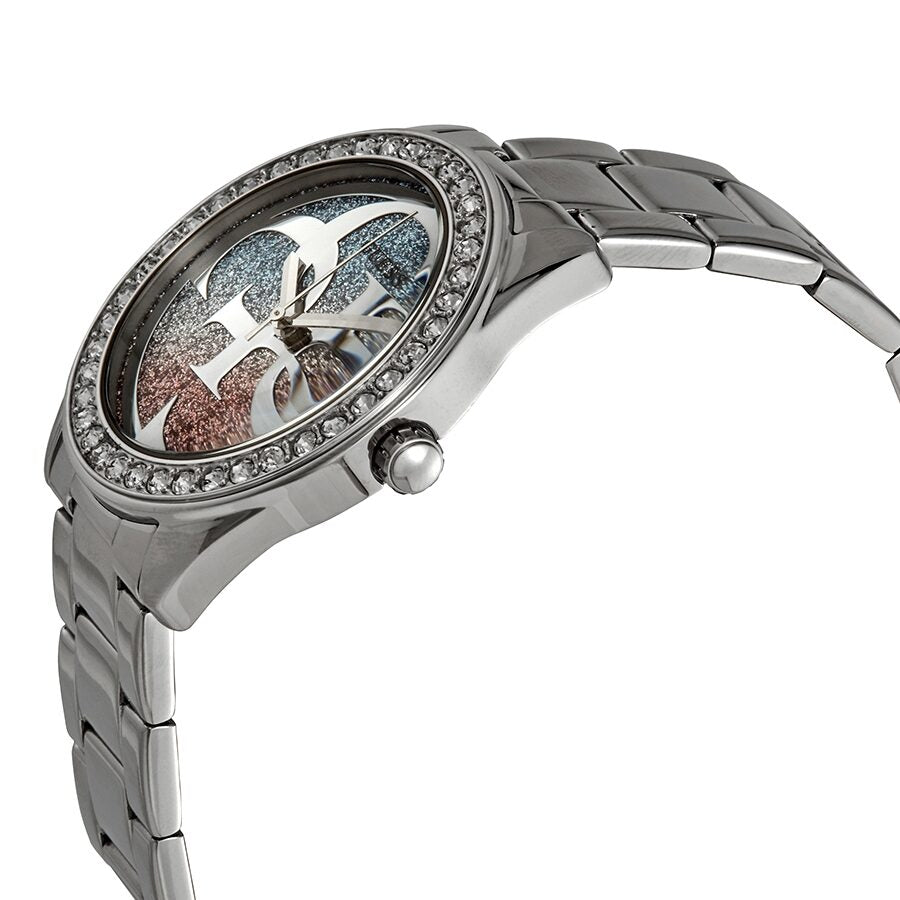 Guess G Twist Quartz Crystal Ladies Watch W1201L1