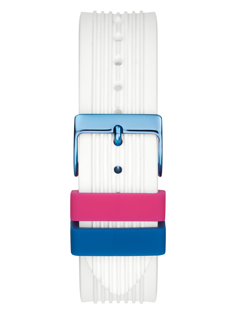 Guess Tie-dye Sport White Strap Men's Watch GW0030L6