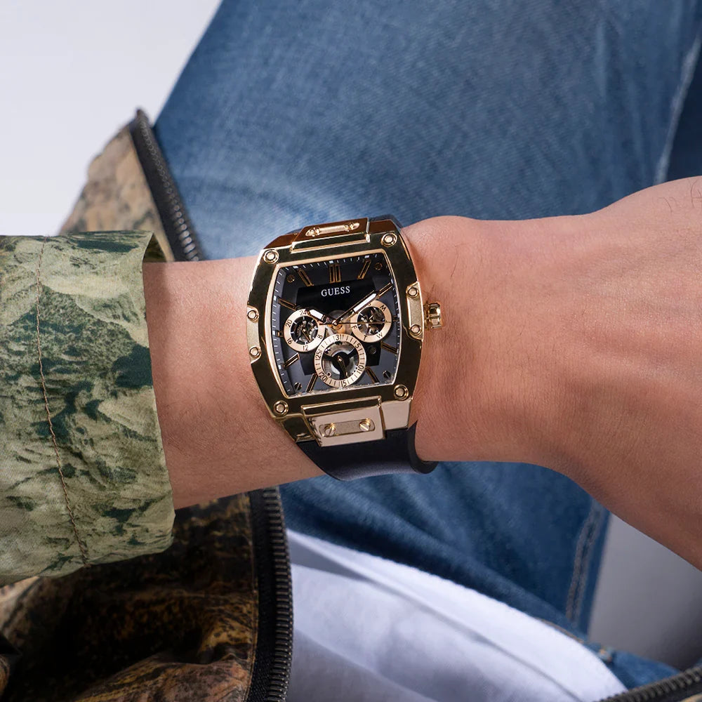 GUESS Black Multi-function Mens Watch - GW0203G8