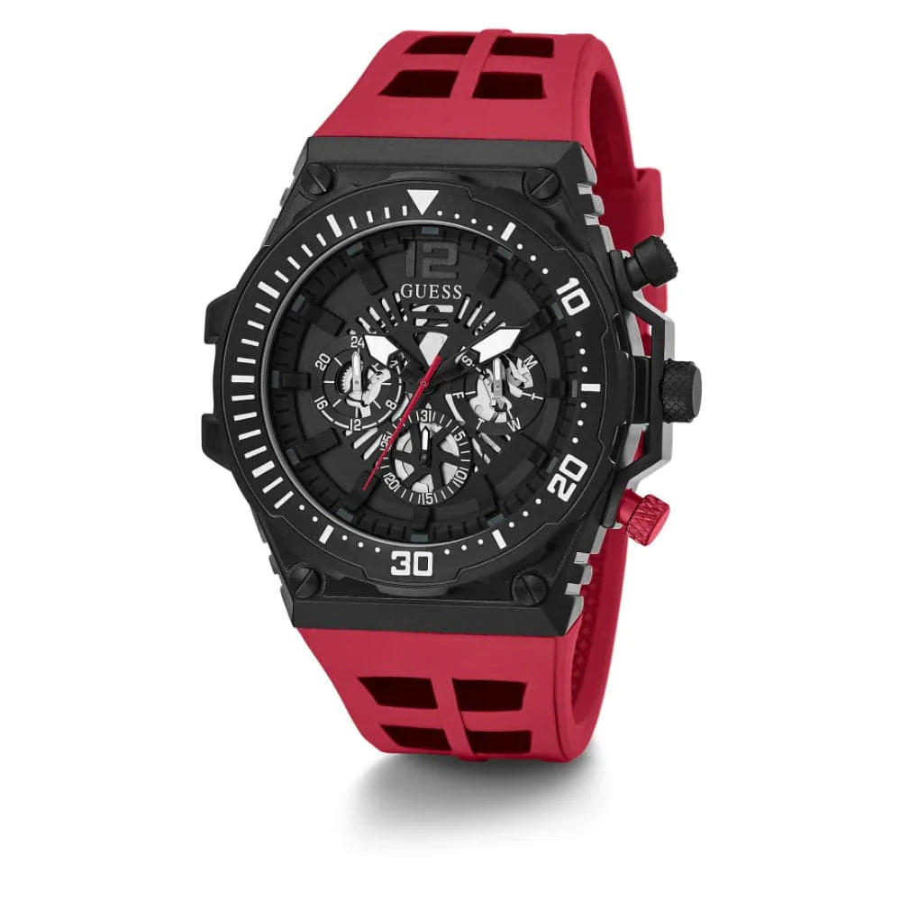Guess Black Dial Analog Men Watch - GW0325G3