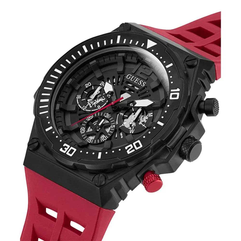 Guess Black Dial Analog Men Watch - GW0325G3