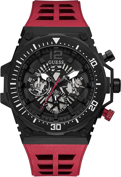 Guess Black Dial Analog Men Watch - GW0325G3