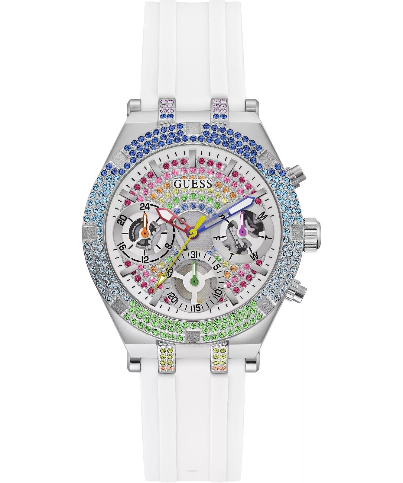 Guess 38mm Sport Crystal Ladies Watch - GW0407L4