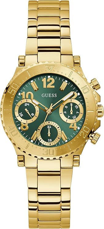 Guess Analog Black and Gold-Tone Watch - GW0465L5