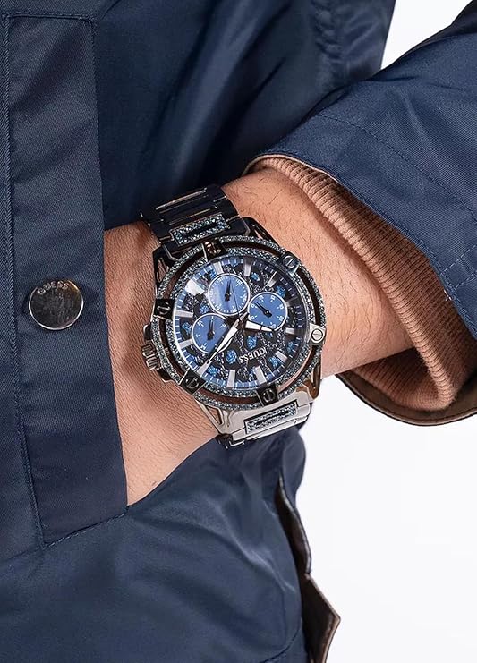 GUESS Gunmetal Multi-function Men's Watch - GW0497G5