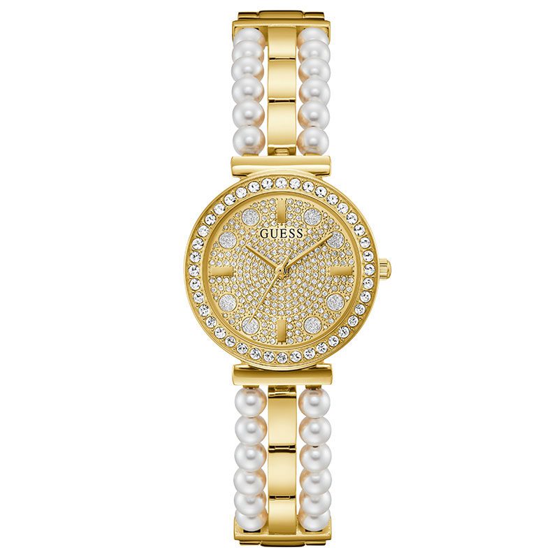 GUESS Gold Tone Analog Ladies Watch - GW0531L2
