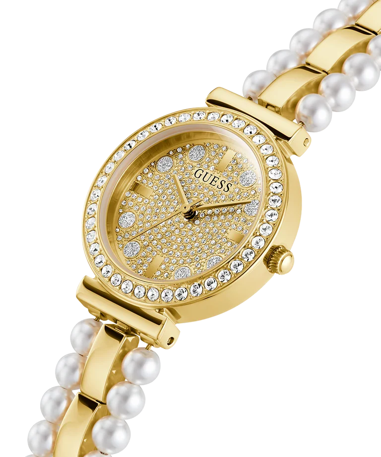 GUESS Gold Tone Analog Ladies Watch - GW0531L2