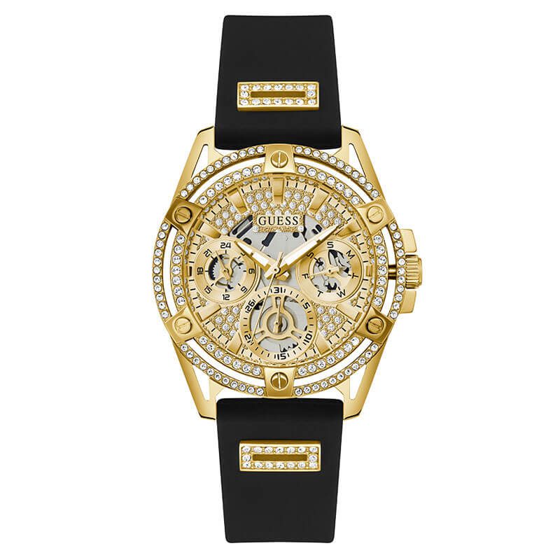 Guess Champagne Dial Gold Women's Watch - GW0536L3