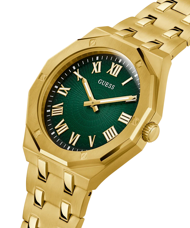 GUESS Gold Tone Analog Mens Watch - GW0575G2